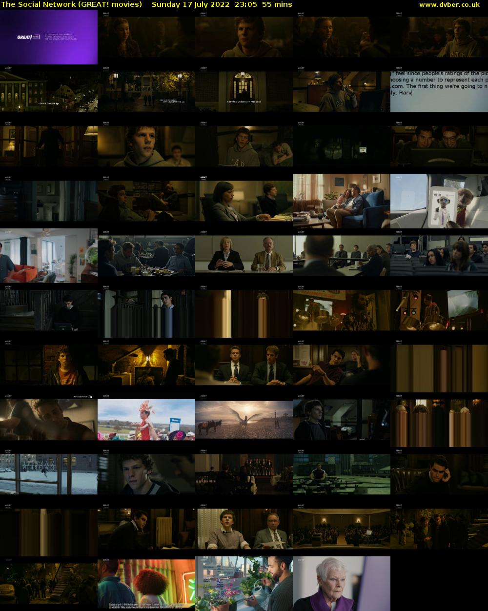 The Social Network (GREAT! movies) Sunday 17 July 2022 23:05 - 00:00