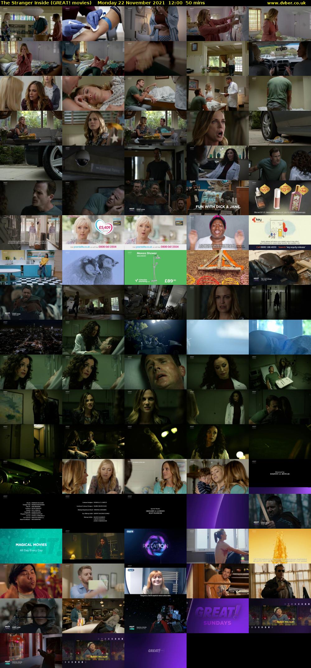 The Stranger Inside (GREAT! movies) Monday 22 November 2021 12:00 - 12:50