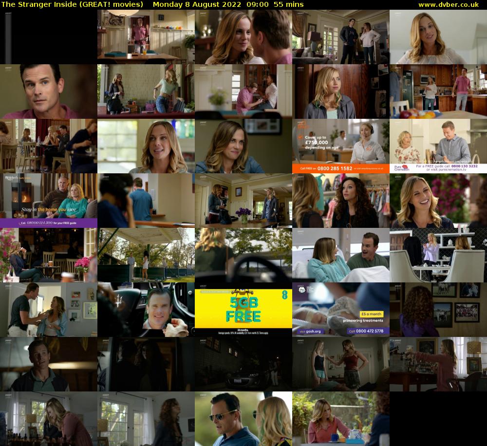 The Stranger Inside (GREAT! movies) Monday 8 August 2022 09:00 - 09:55