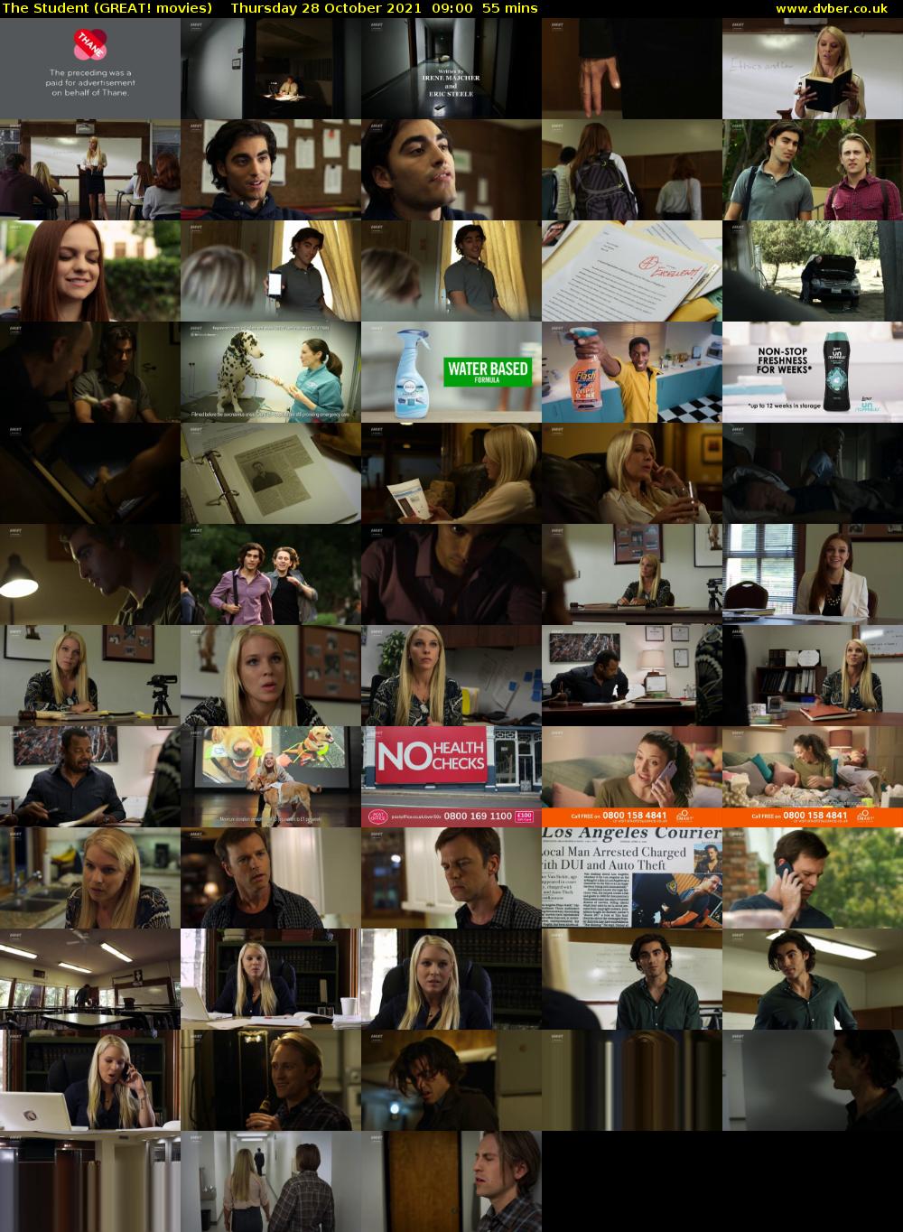 The Student (GREAT! movies) Thursday 28 October 2021 09:00 - 09:55