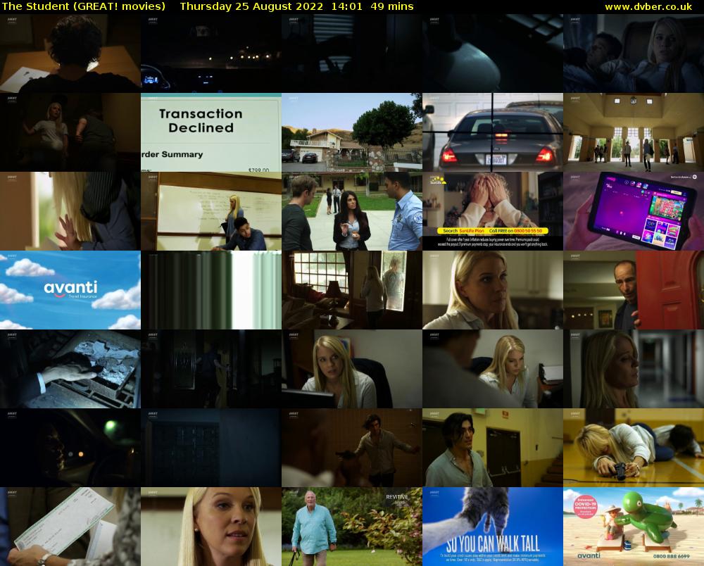 The Student (GREAT! movies) Thursday 25 August 2022 14:01 - 14:50