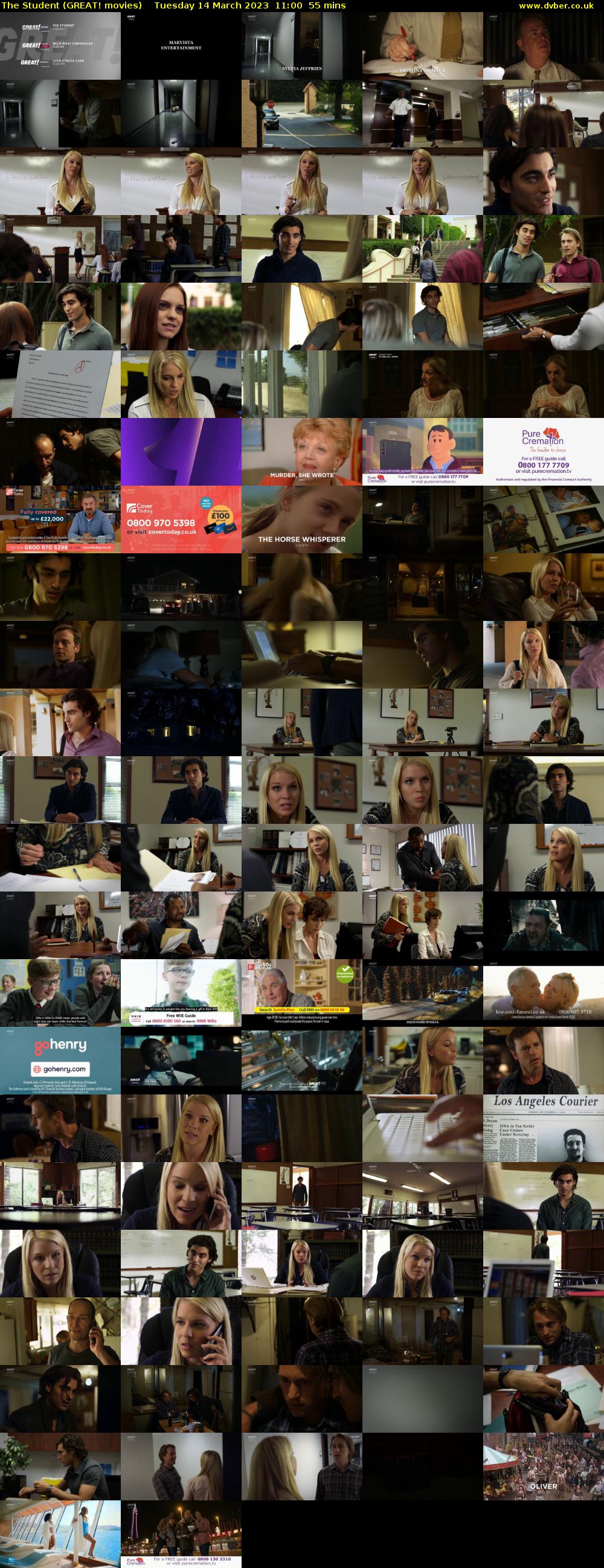 The Student (GREAT! movies) Tuesday 14 March 2023 11:00 - 11:55