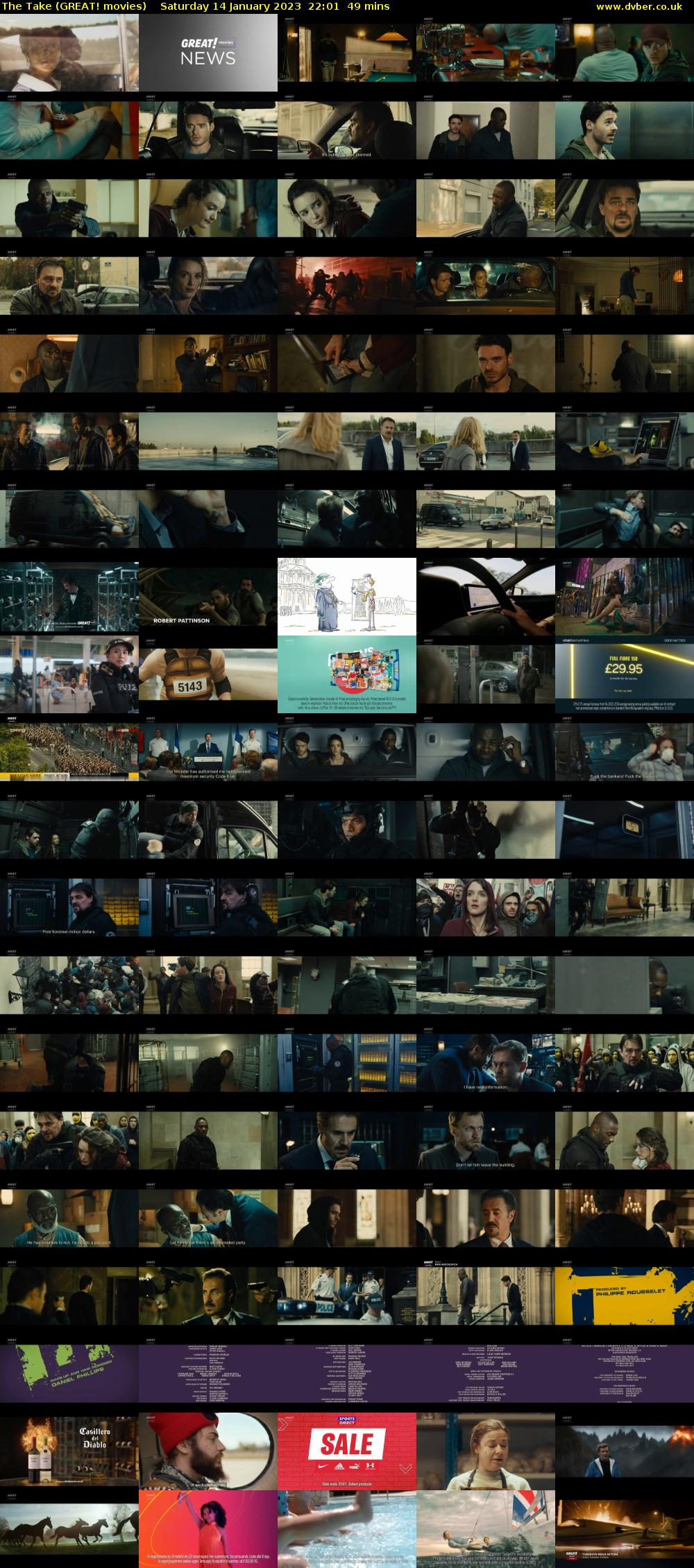 The Take (GREAT! movies) Saturday 14 January 2023 22:01 - 22:50