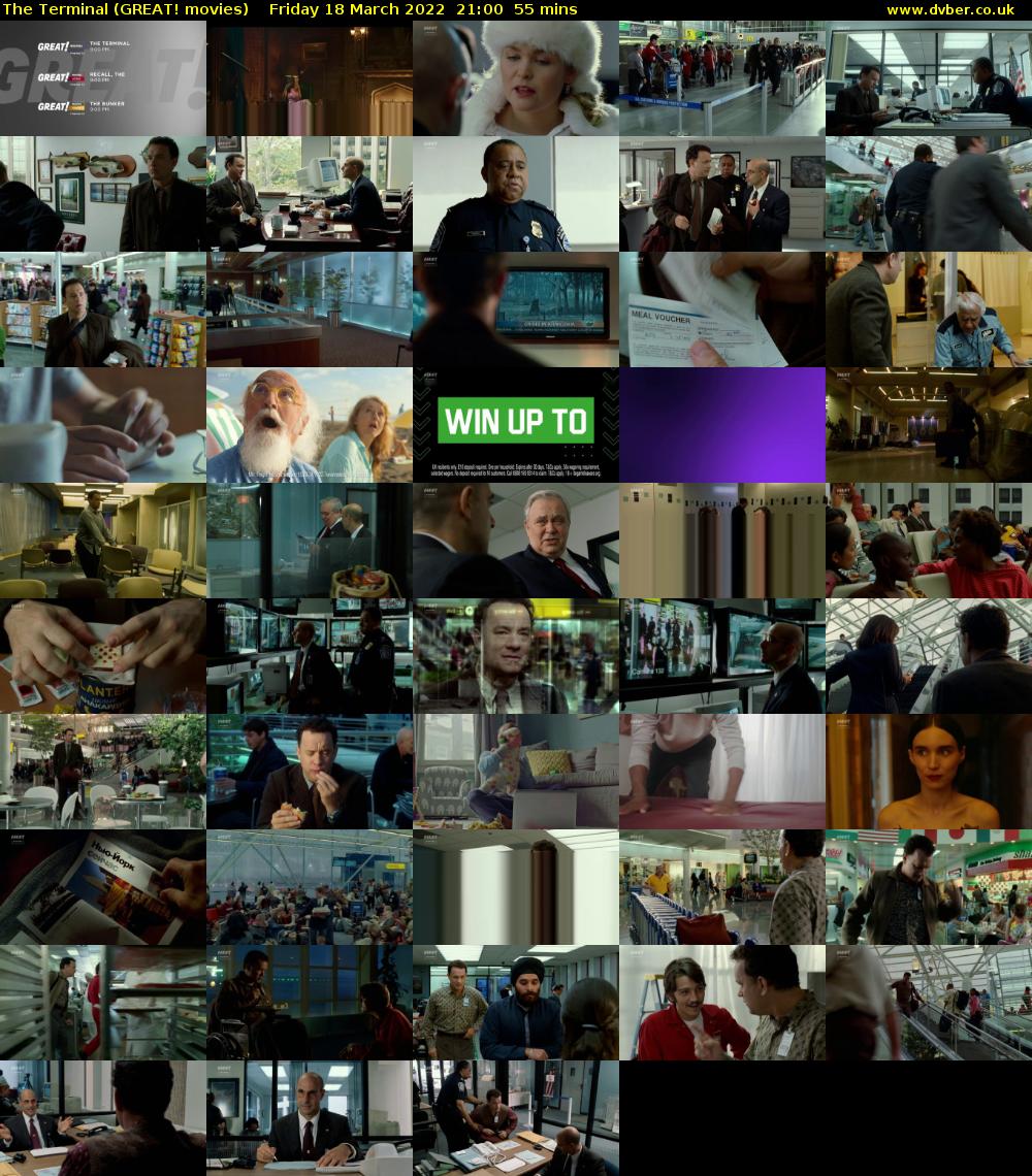 The Terminal (GREAT! movies) Friday 18 March 2022 21:00 - 21:55
