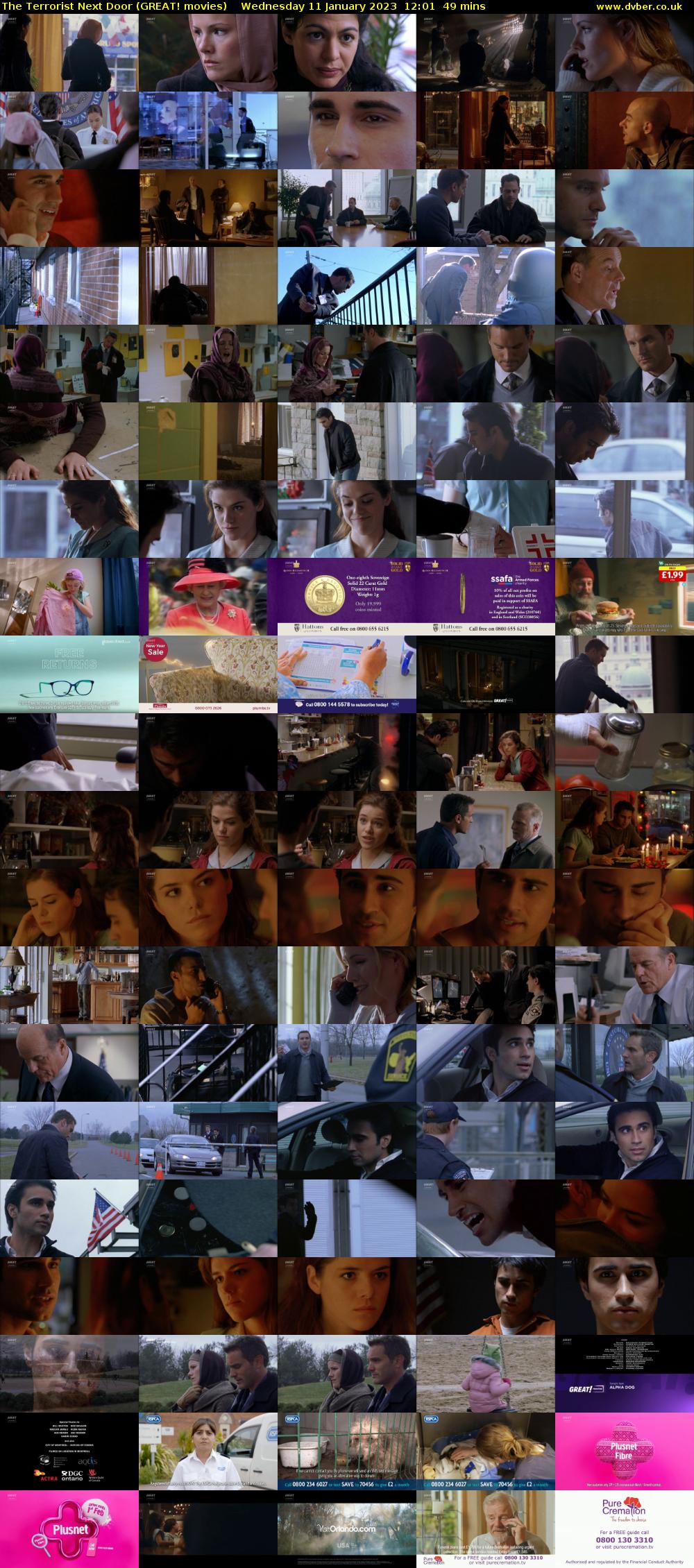 The Terrorist Next Door (GREAT! movies) Wednesday 11 January 2023 12:01 - 12:50