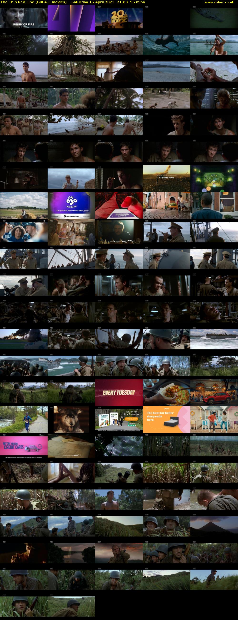 The Thin Red Line (GREAT! movies) Saturday 15 April 2023 21:00 - 21:55