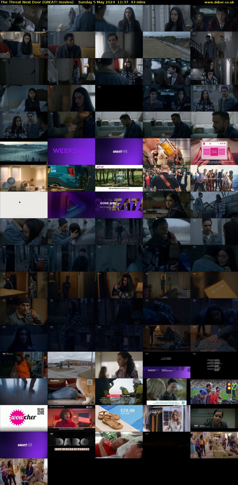 The Threat Next Door (GREAT! movies) Sunday 5 May 2024 11:37 - 12:20