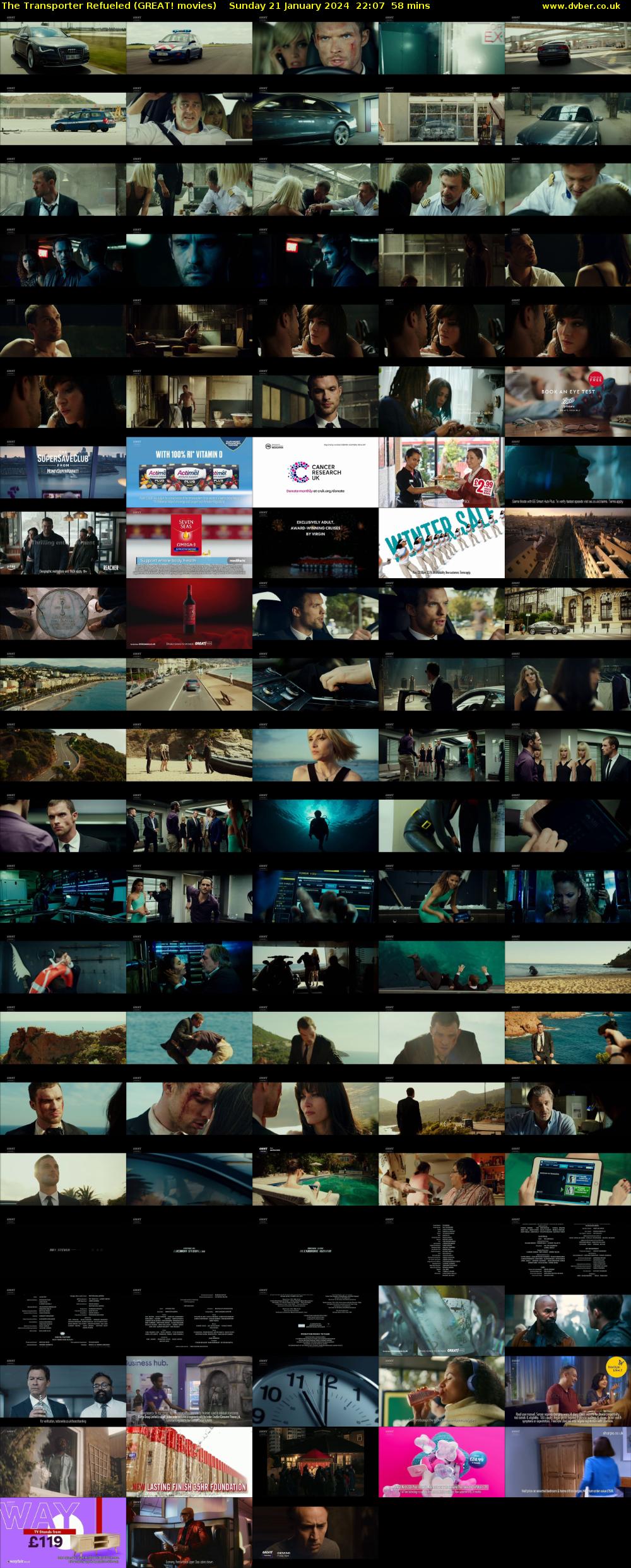 The Transporter Refueled (GREAT! movies) Sunday 21 January 2024 22:07 - 23:05