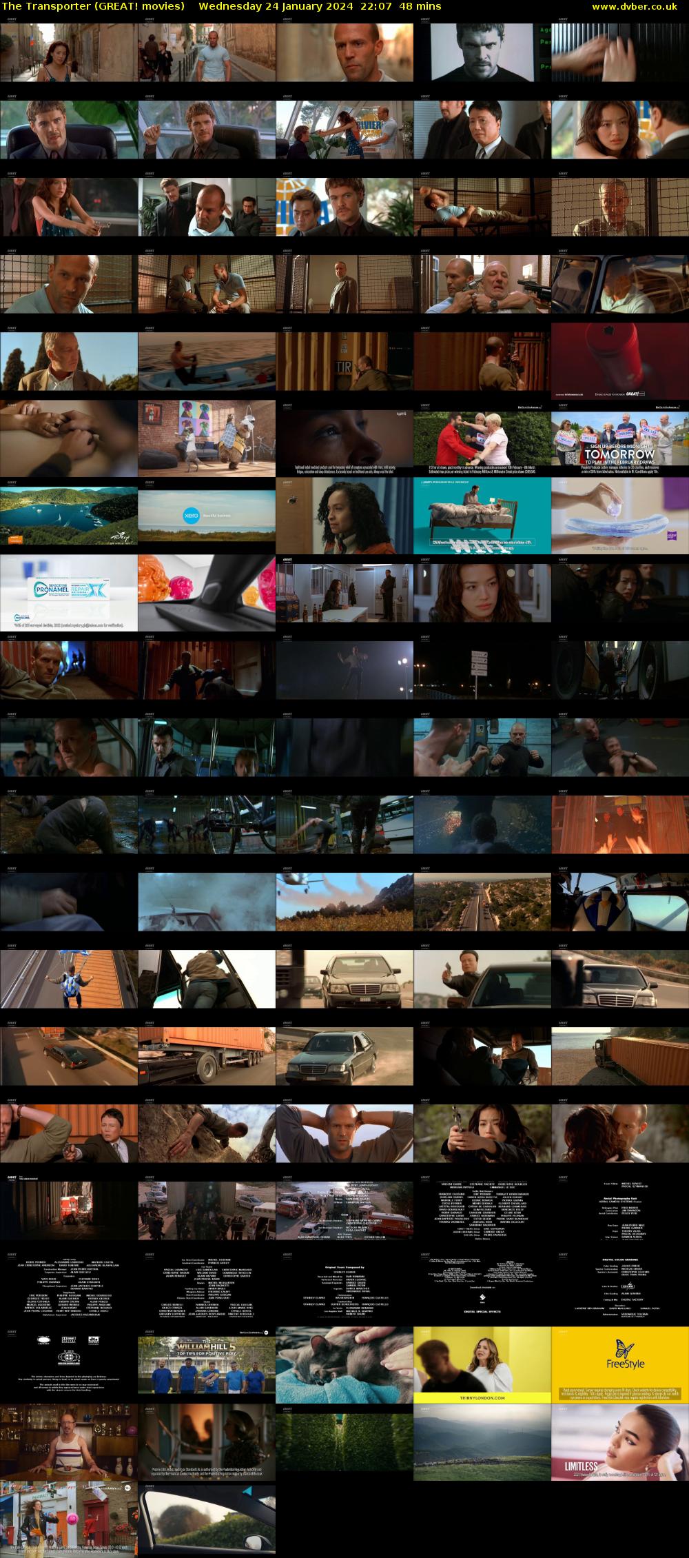 The Transporter (GREAT! movies) Wednesday 24 January 2024 22:07 - 22:55