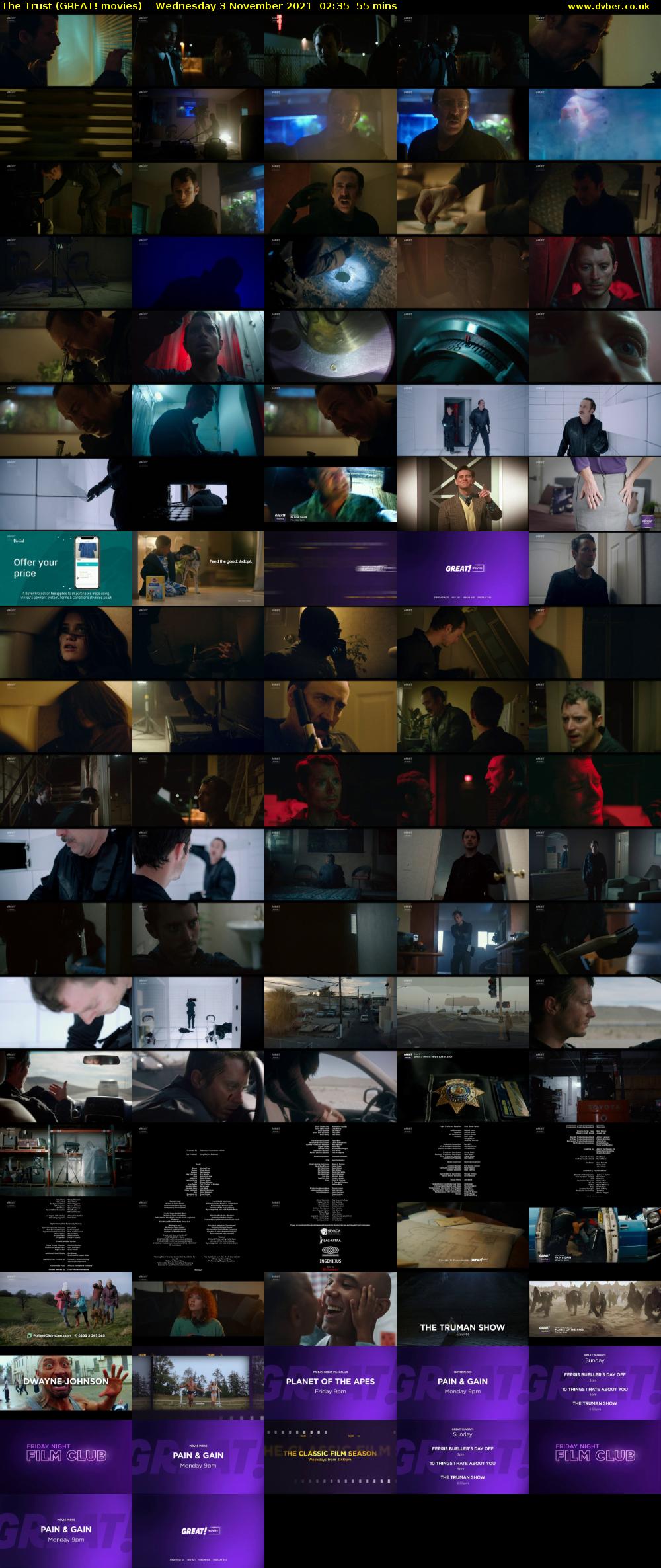 The Trust (GREAT! movies) Wednesday 3 November 2021 02:35 - 03:30