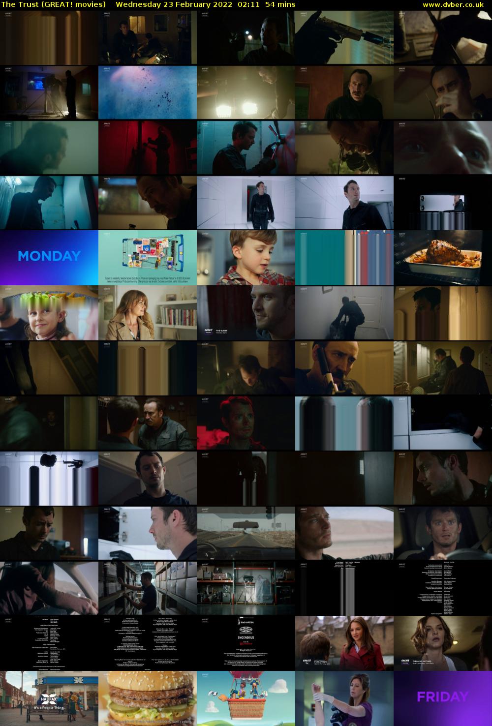 The Trust (GREAT! movies) Wednesday 23 February 2022 02:11 - 03:05