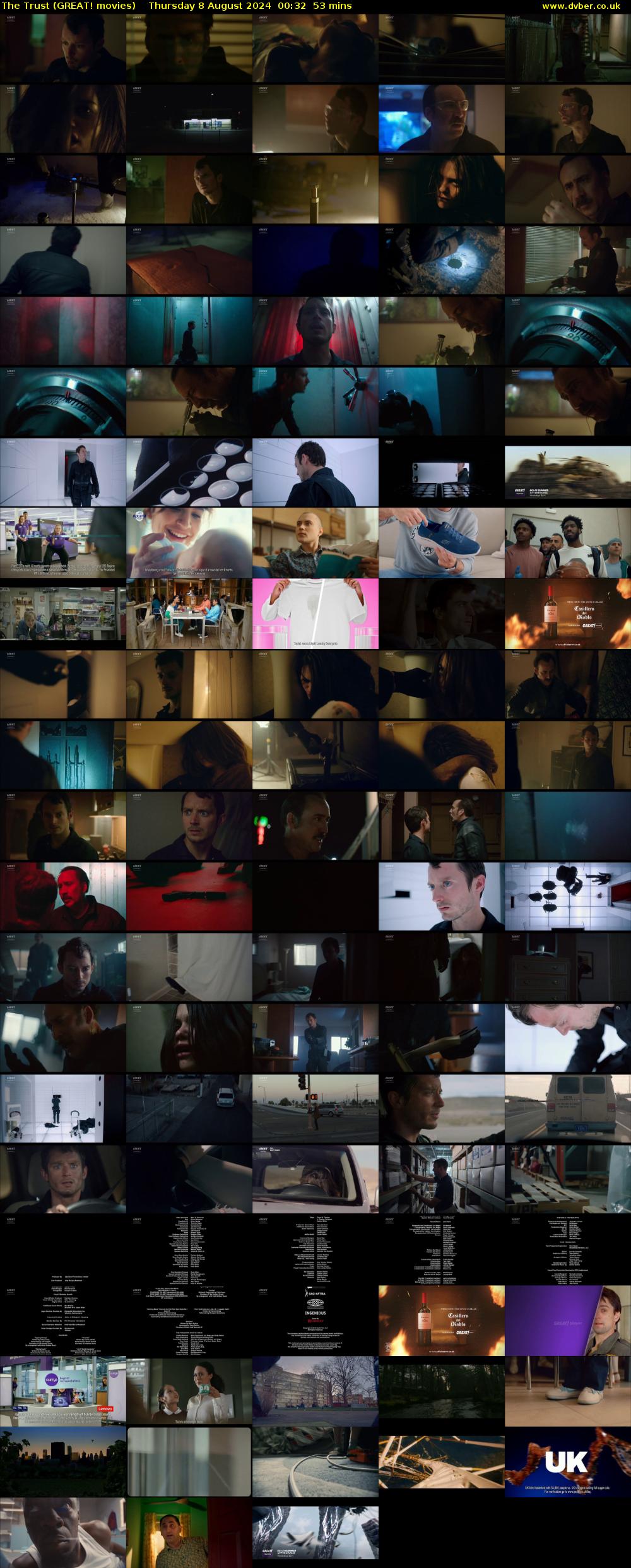 The Trust (GREAT! movies) Thursday 8 August 2024 00:32 - 01:25