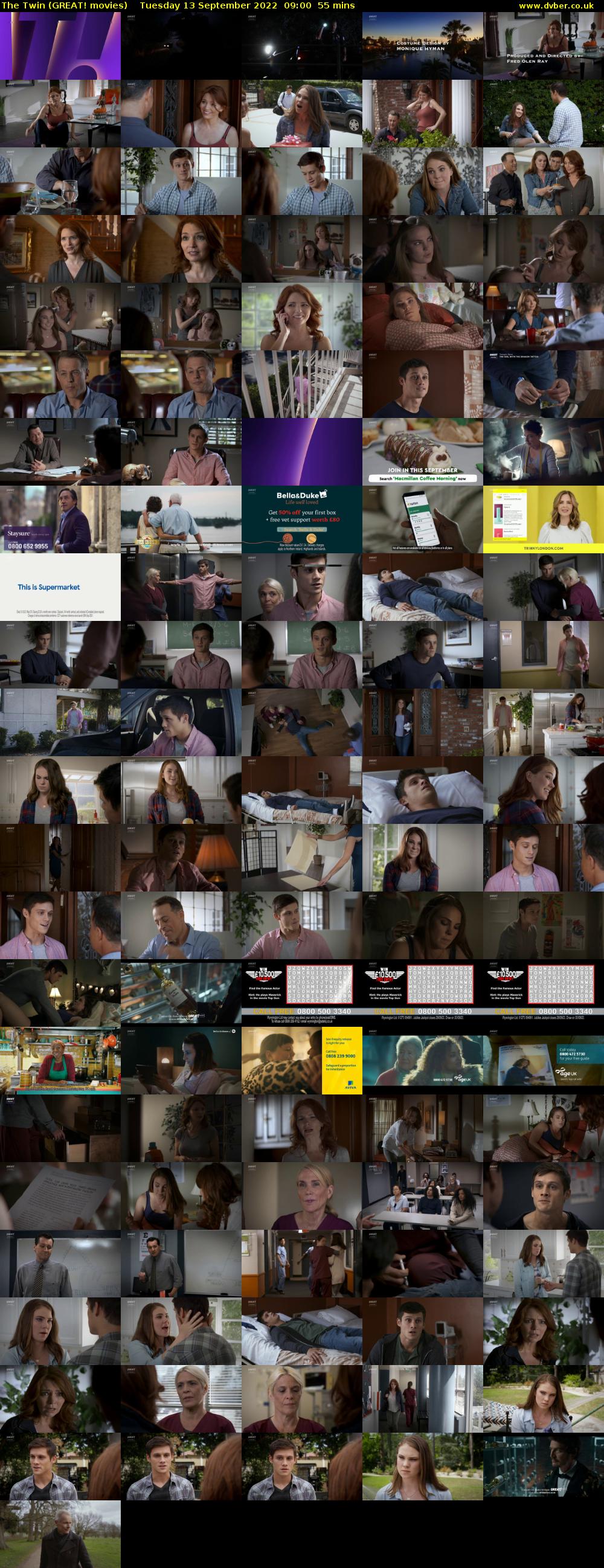 The Twin (GREAT! movies) Tuesday 13 September 2022 09:00 - 09:55