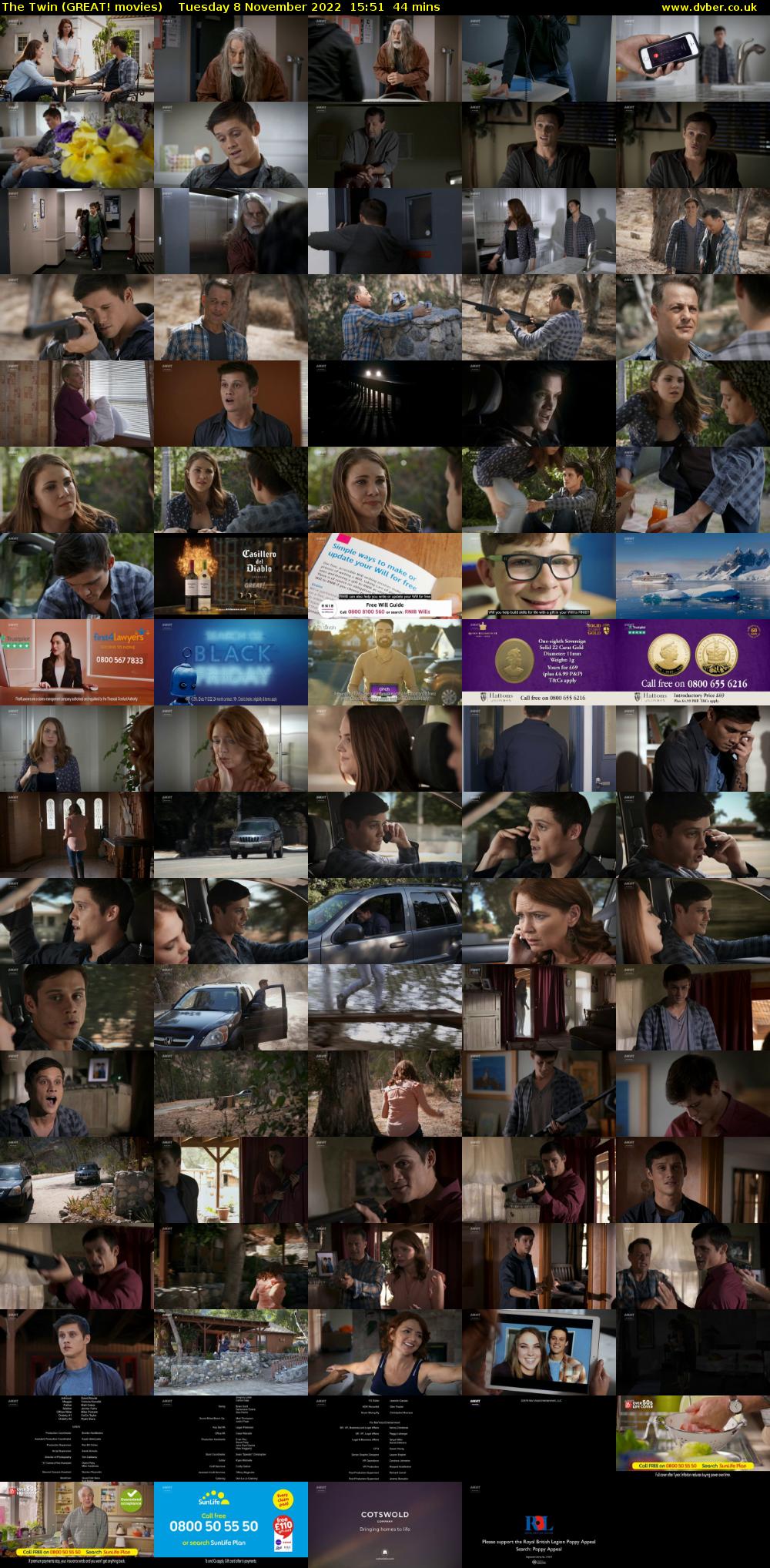 The Twin (GREAT! movies) Tuesday 8 November 2022 15:51 - 16:35