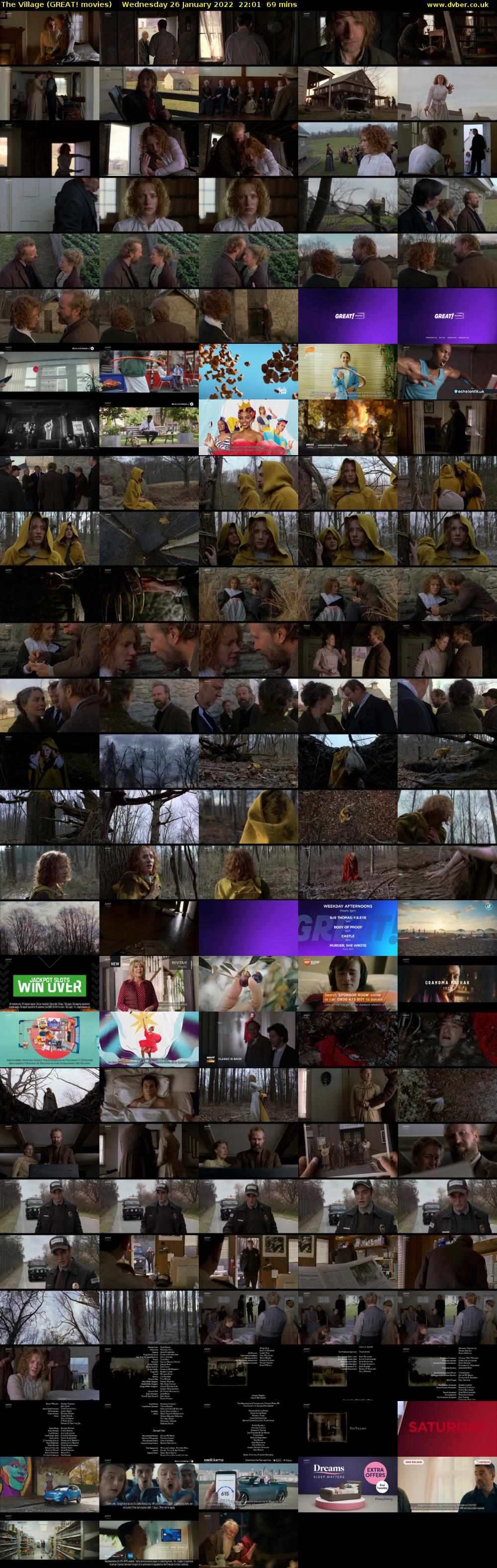 The Village (GREAT! movies) Wednesday 26 January 2022 22:01 - 23:10