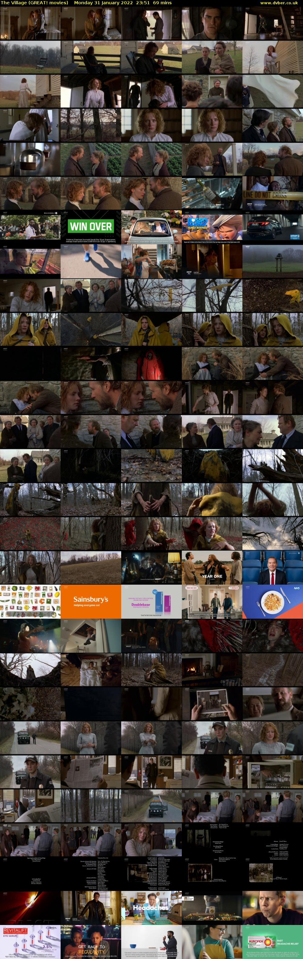 The Village (GREAT! movies) Monday 31 January 2022 23:51 - 01:00
