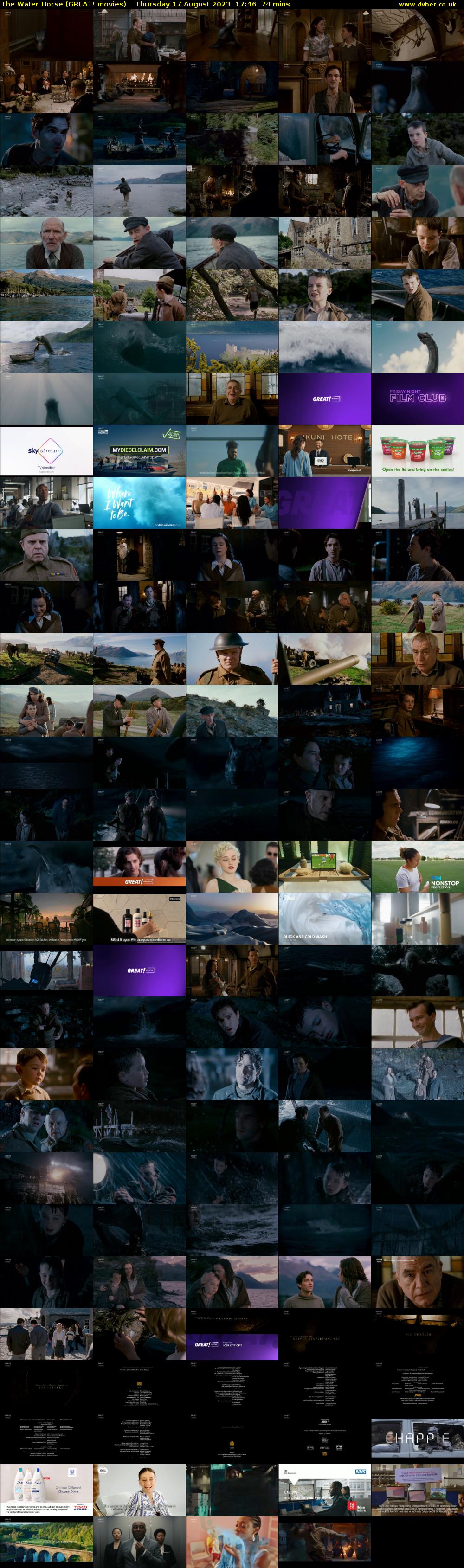 The Water Horse (GREAT! movies) Thursday 17 August 2023 17:46 - 19:00