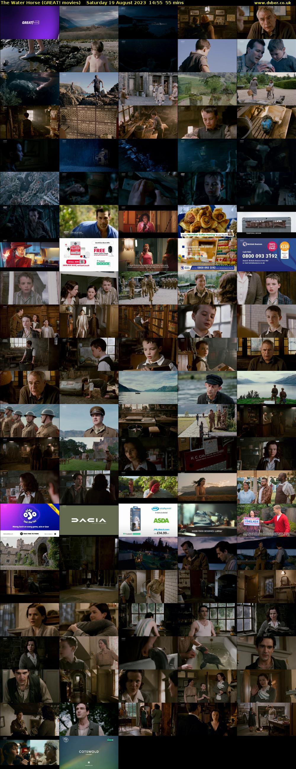 The Water Horse (GREAT! movies) Saturday 19 August 2023 14:55 - 15:50