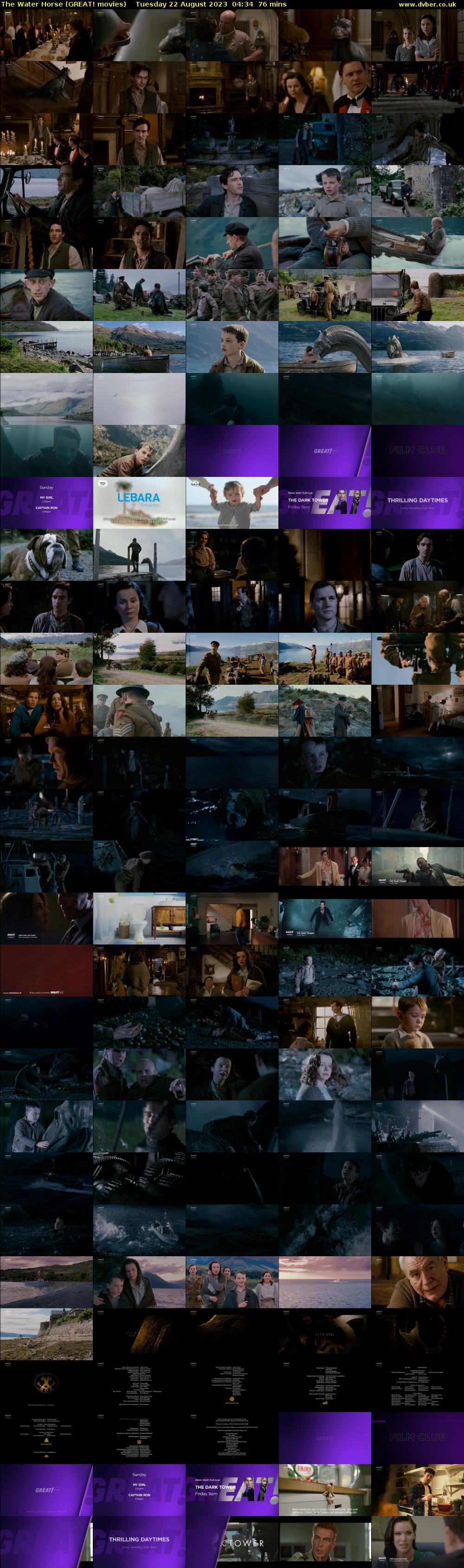 The Water Horse (GREAT! movies) Tuesday 22 August 2023 04:34 - 05:50