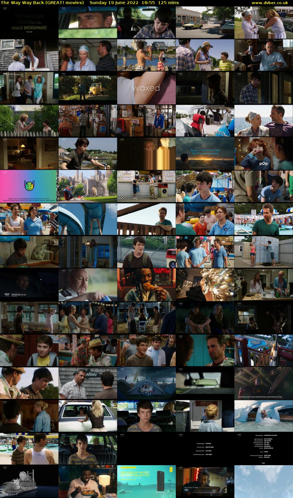 The Way Way Back (GREAT! movies) Sunday 19 June 2022 18:55 - 21:00