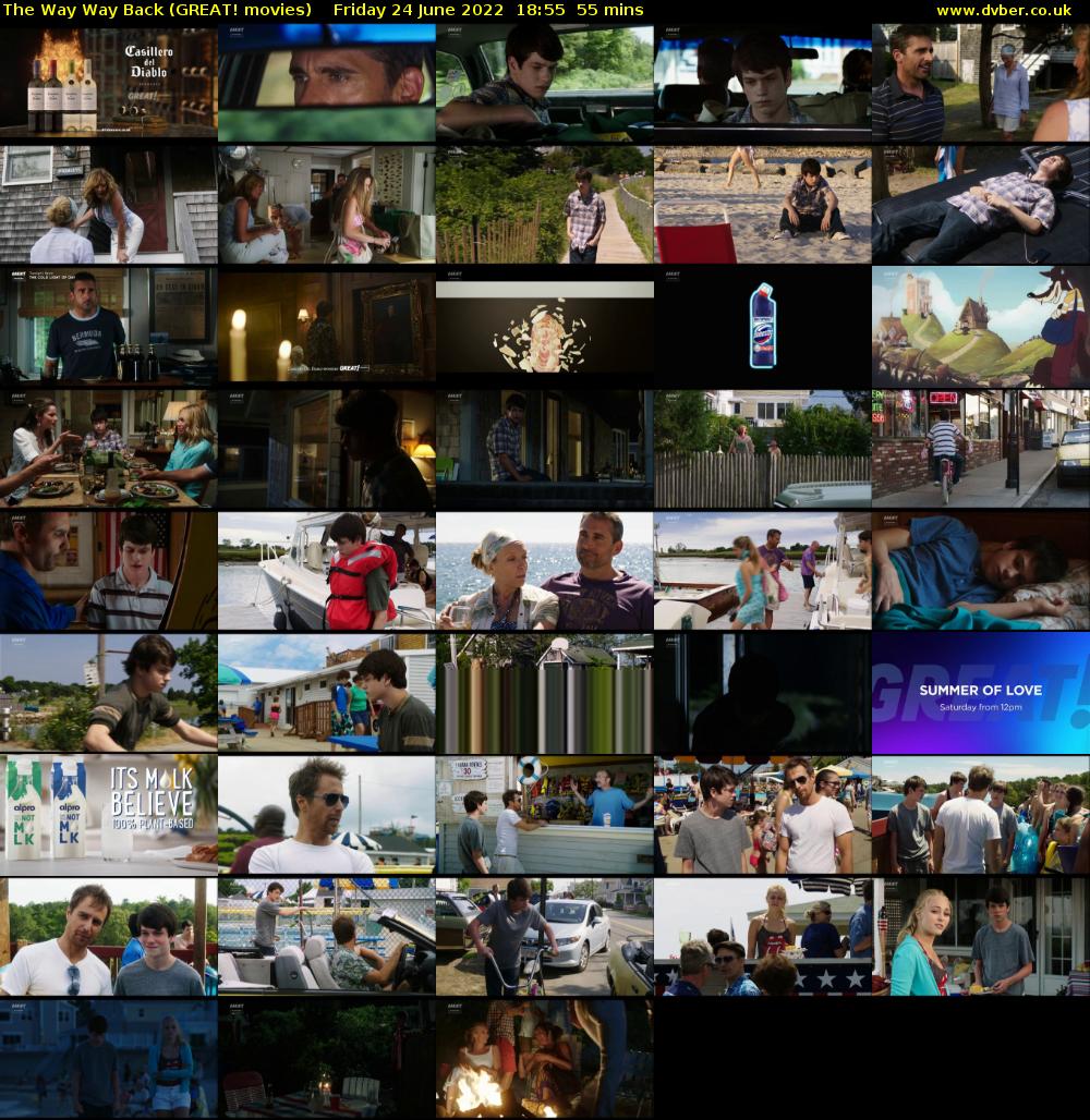 The Way Way Back (GREAT! movies) Friday 24 June 2022 18:55 - 19:50