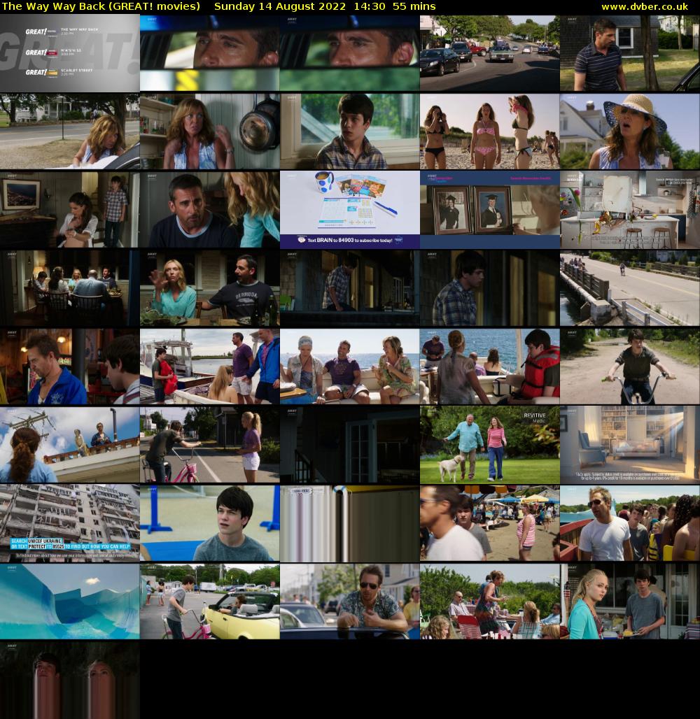 The Way Way Back (GREAT! movies) Sunday 14 August 2022 14:30 - 15:25