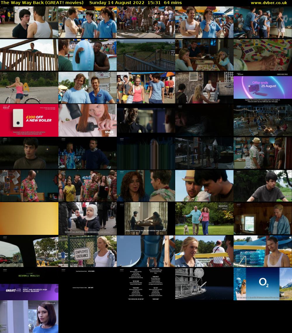 The Way Way Back (GREAT! movies) Sunday 14 August 2022 15:31 - 16:35