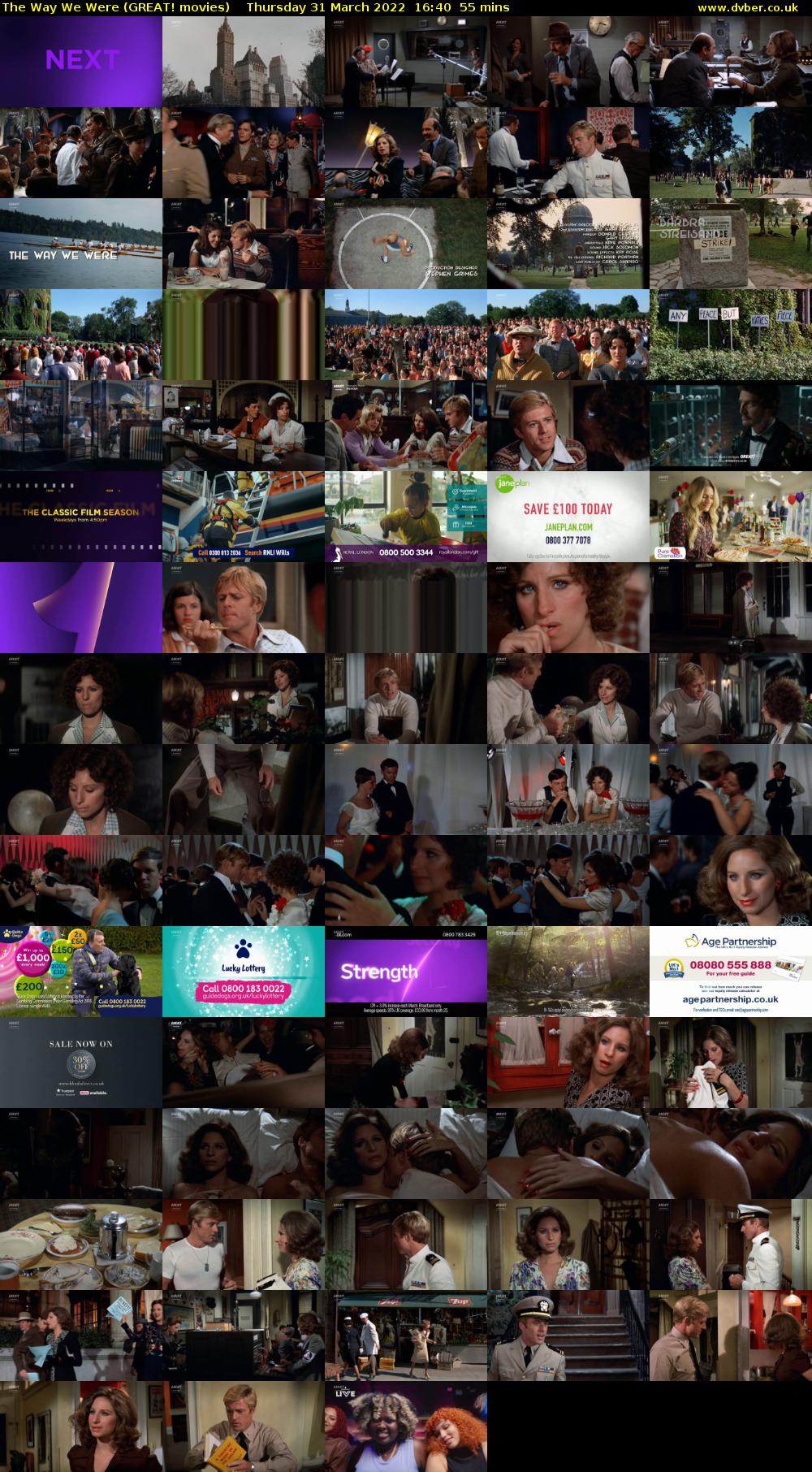 The Way We Were (GREAT! movies) Thursday 31 March 2022 16:40 - 17:35