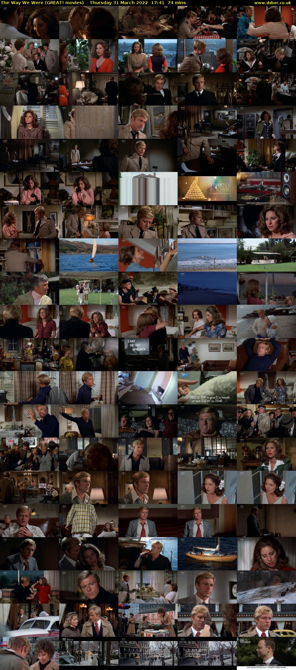 The Way We Were (GREAT! movies) Thursday 31 March 2022 17:41 - 18:55