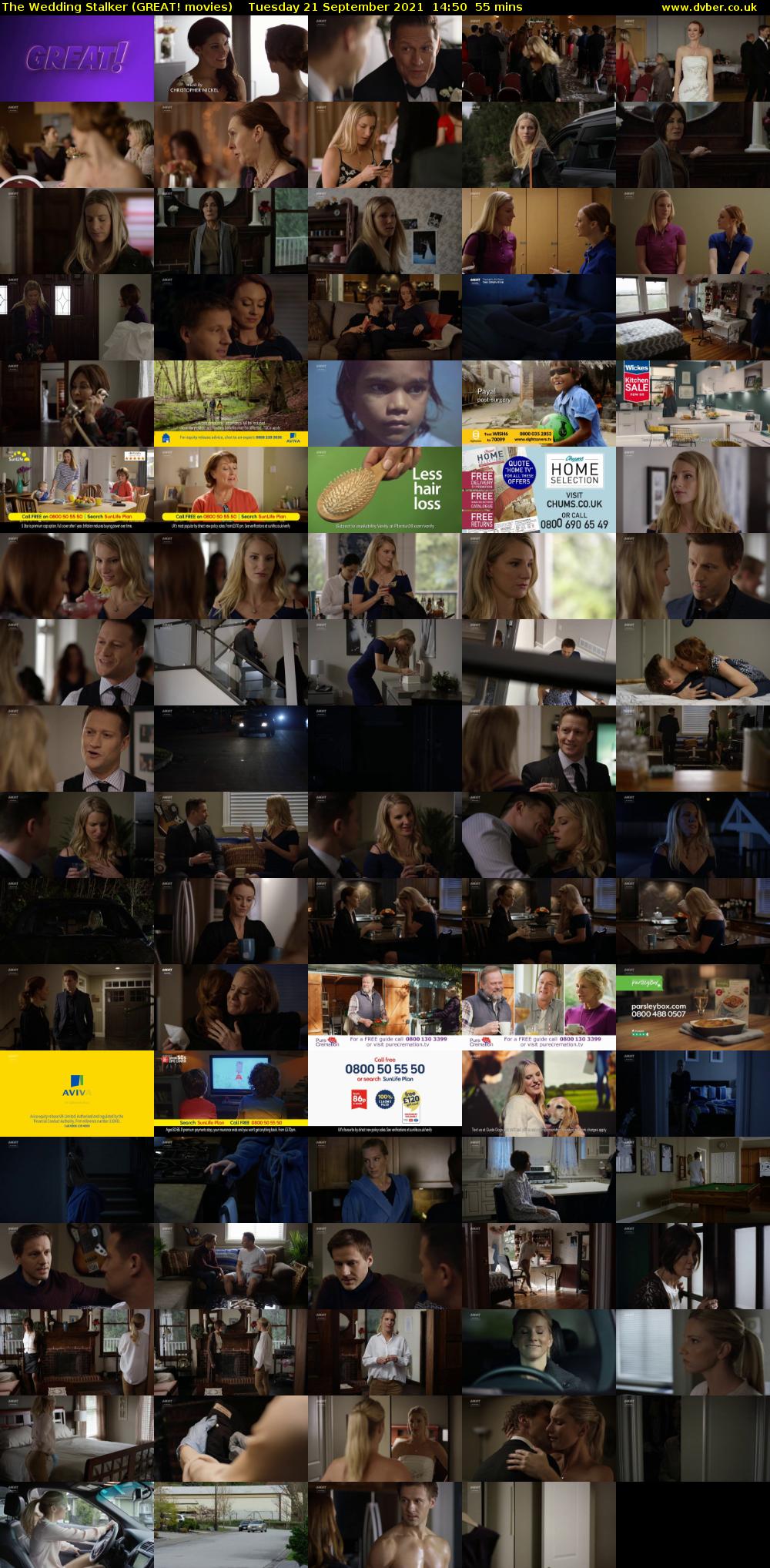 The Wedding Stalker (GREAT! movies) Tuesday 21 September 2021 14:50 - 15:45