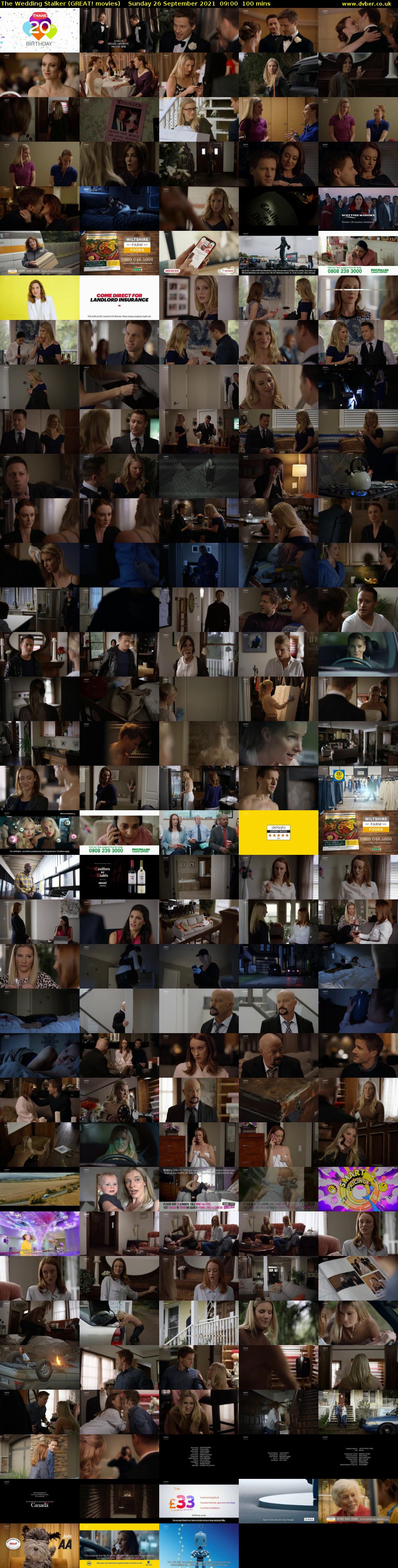 The Wedding Stalker (GREAT! movies) Sunday 26 September 2021 09:00 - 10:40