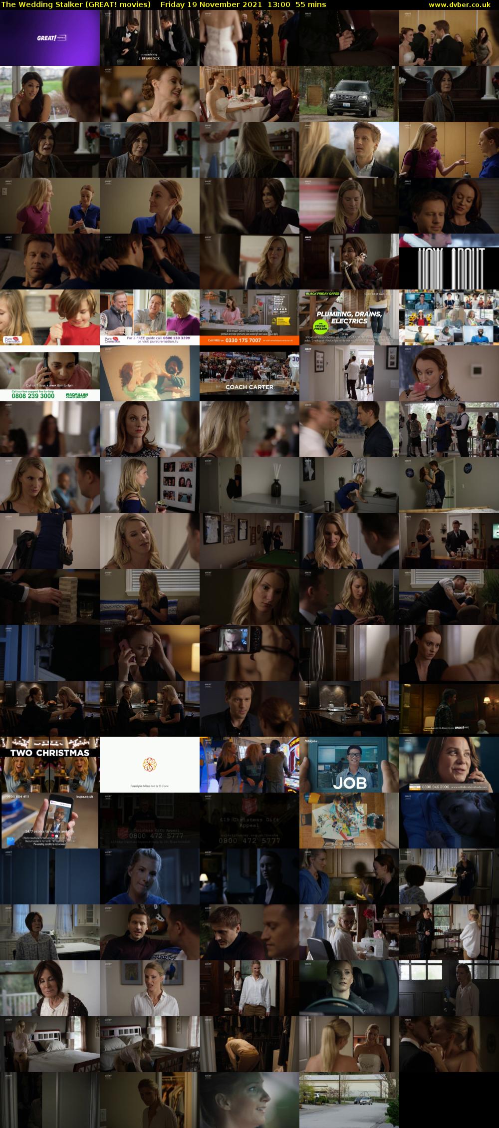 The Wedding Stalker (GREAT! movies) Friday 19 November 2021 13:00 - 13:55