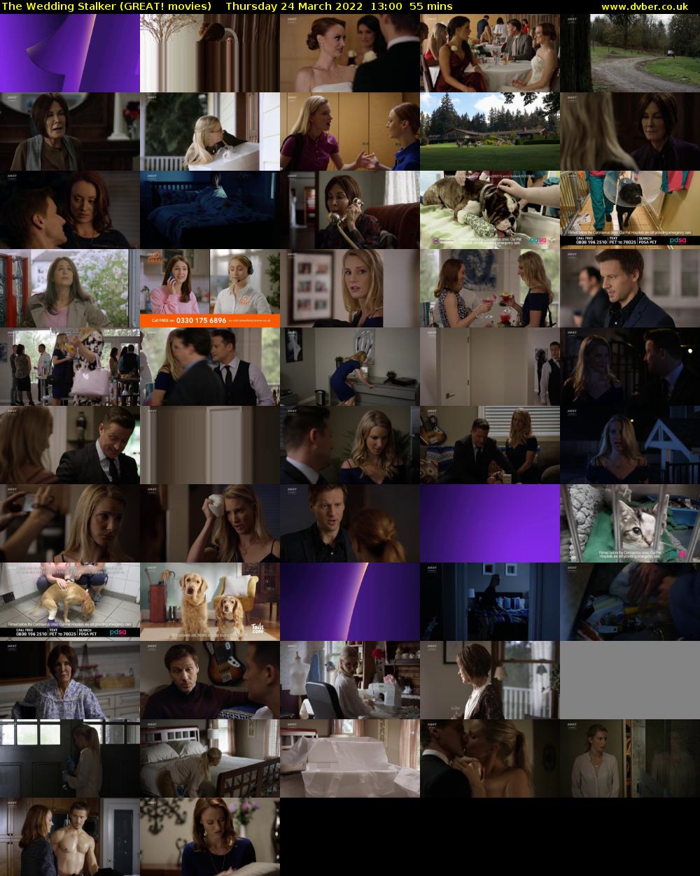 The Wedding Stalker (GREAT! movies) Thursday 24 March 2022 13:00 - 13:55