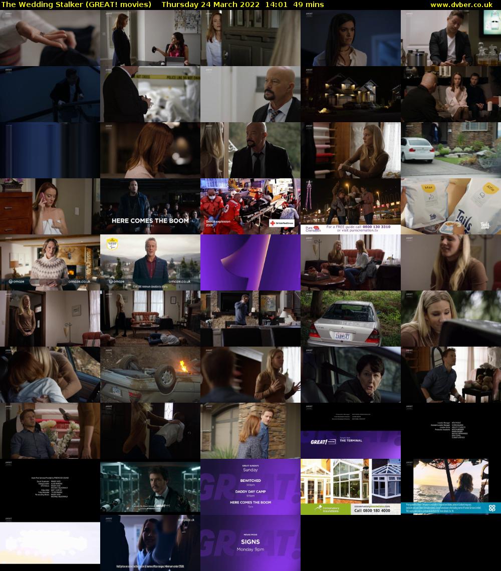The Wedding Stalker (GREAT! movies) Thursday 24 March 2022 14:01 - 14:50