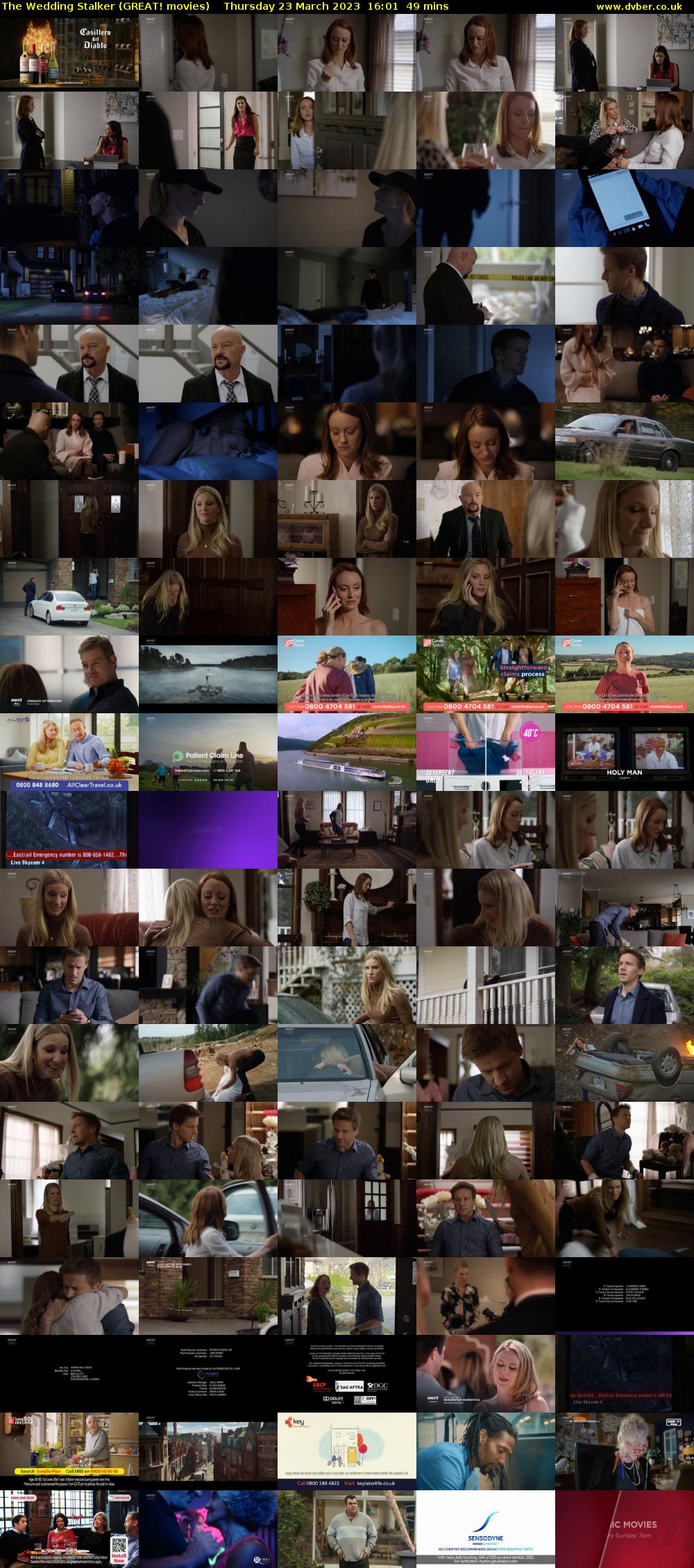 The Wedding Stalker (GREAT! movies) Thursday 23 March 2023 16:01 - 16:50