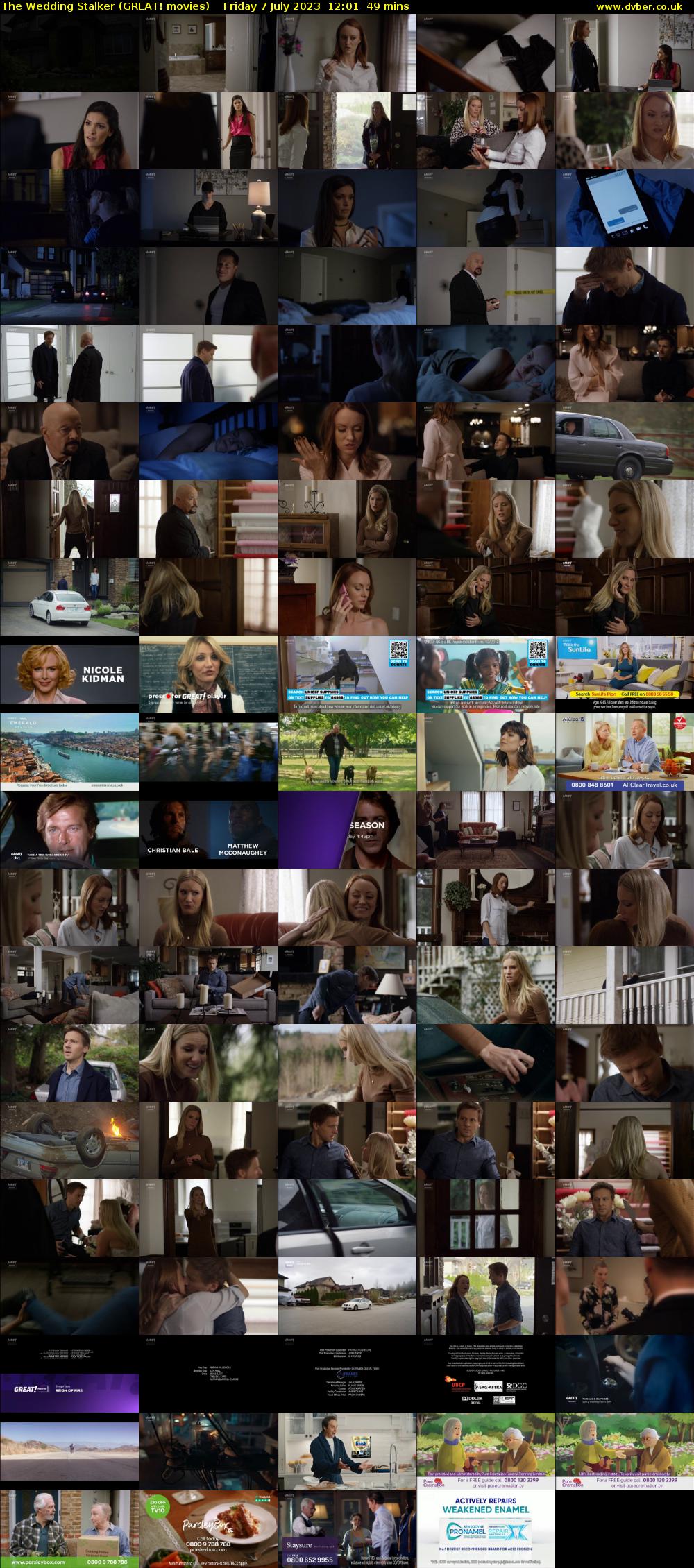 The Wedding Stalker (GREAT! movies) Friday 7 July 2023 12:01 - 12:50