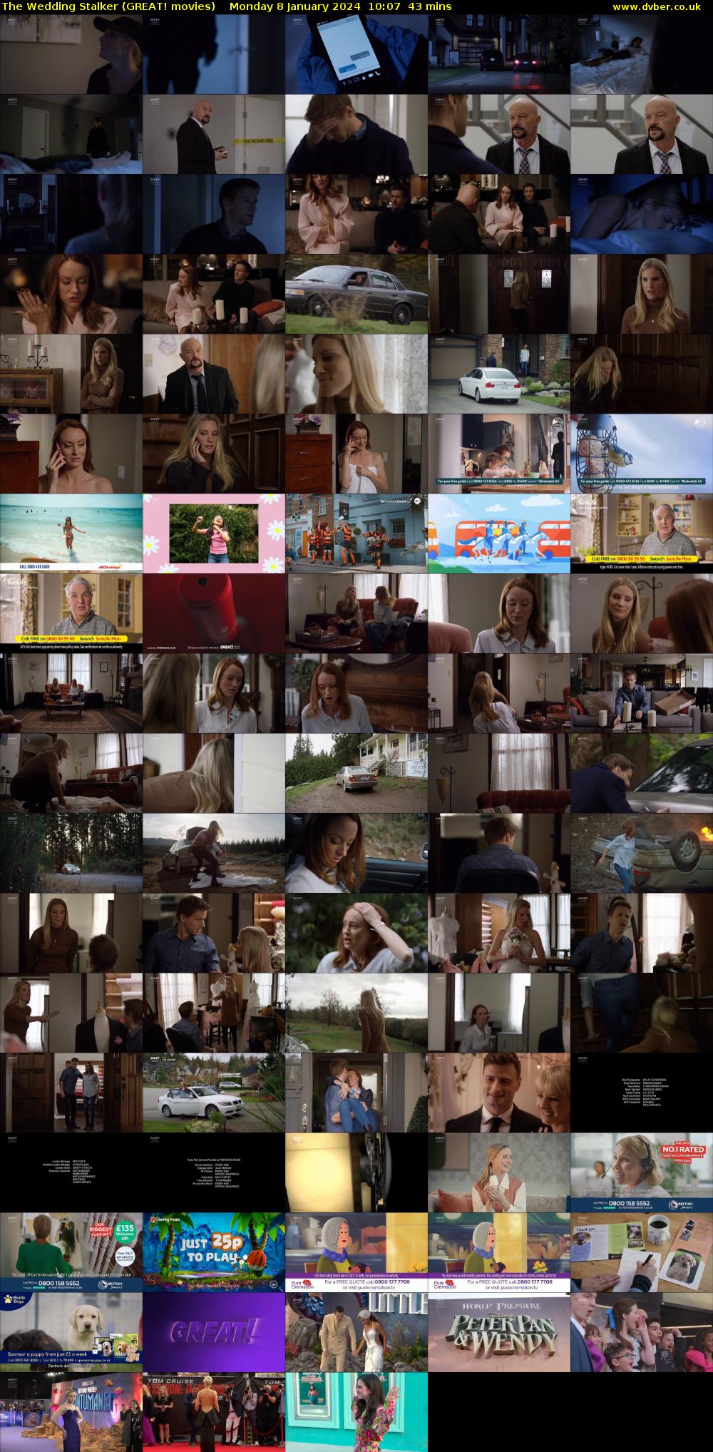 The Wedding Stalker (GREAT! movies) Monday 8 January 2024 10:07 - 10:50