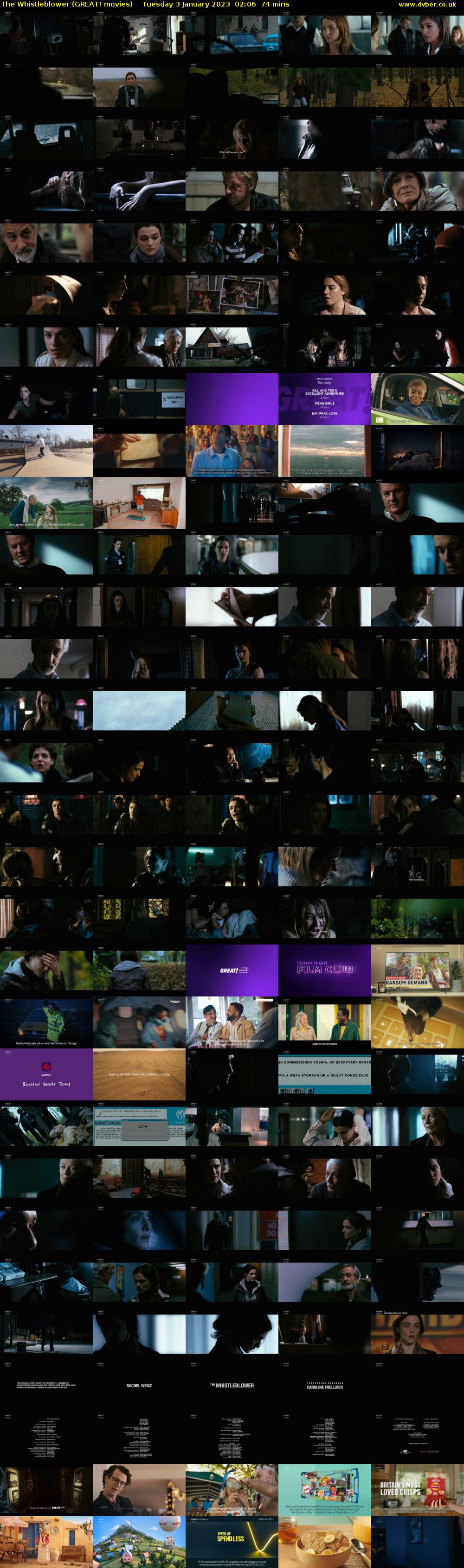 The Whistleblower (GREAT! movies) Tuesday 3 January 2023 02:06 - 03:20