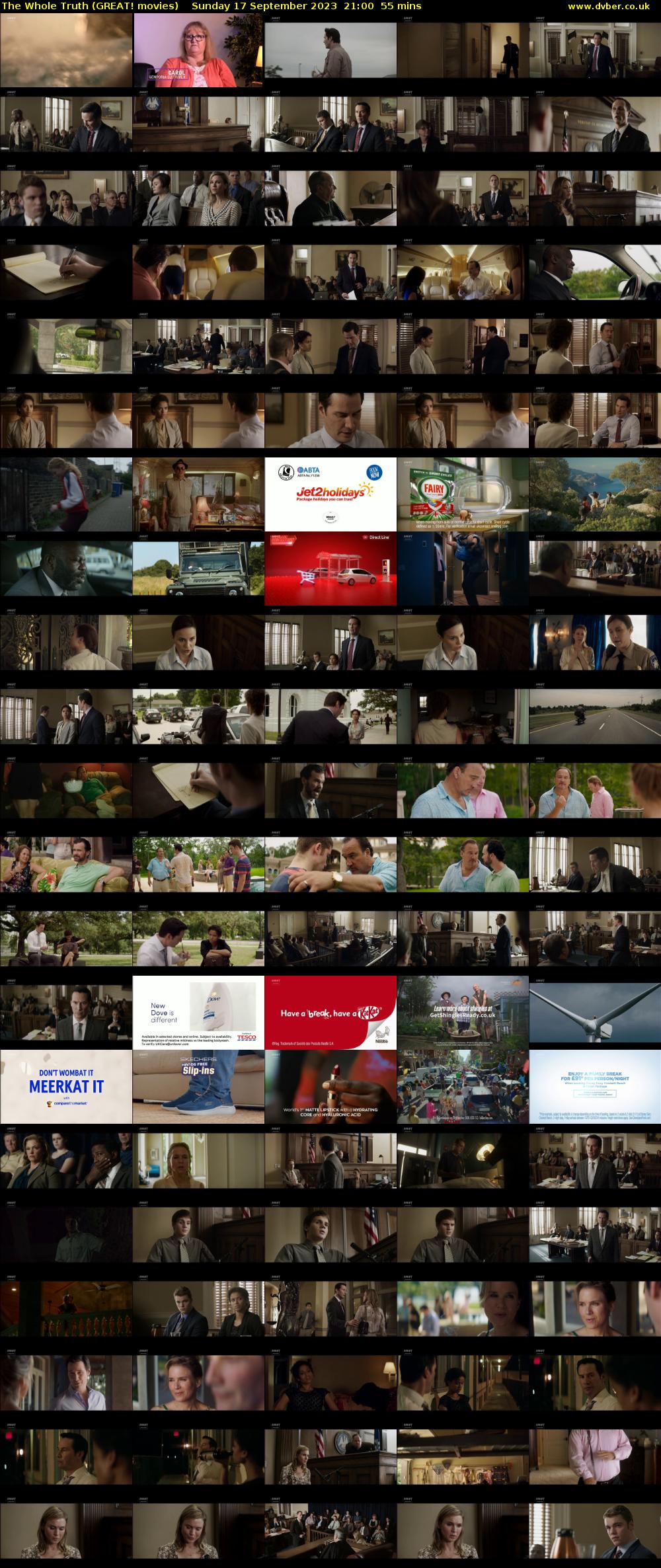 The Whole Truth (GREAT! movies) Sunday 17 September 2023 21:00 - 21:55