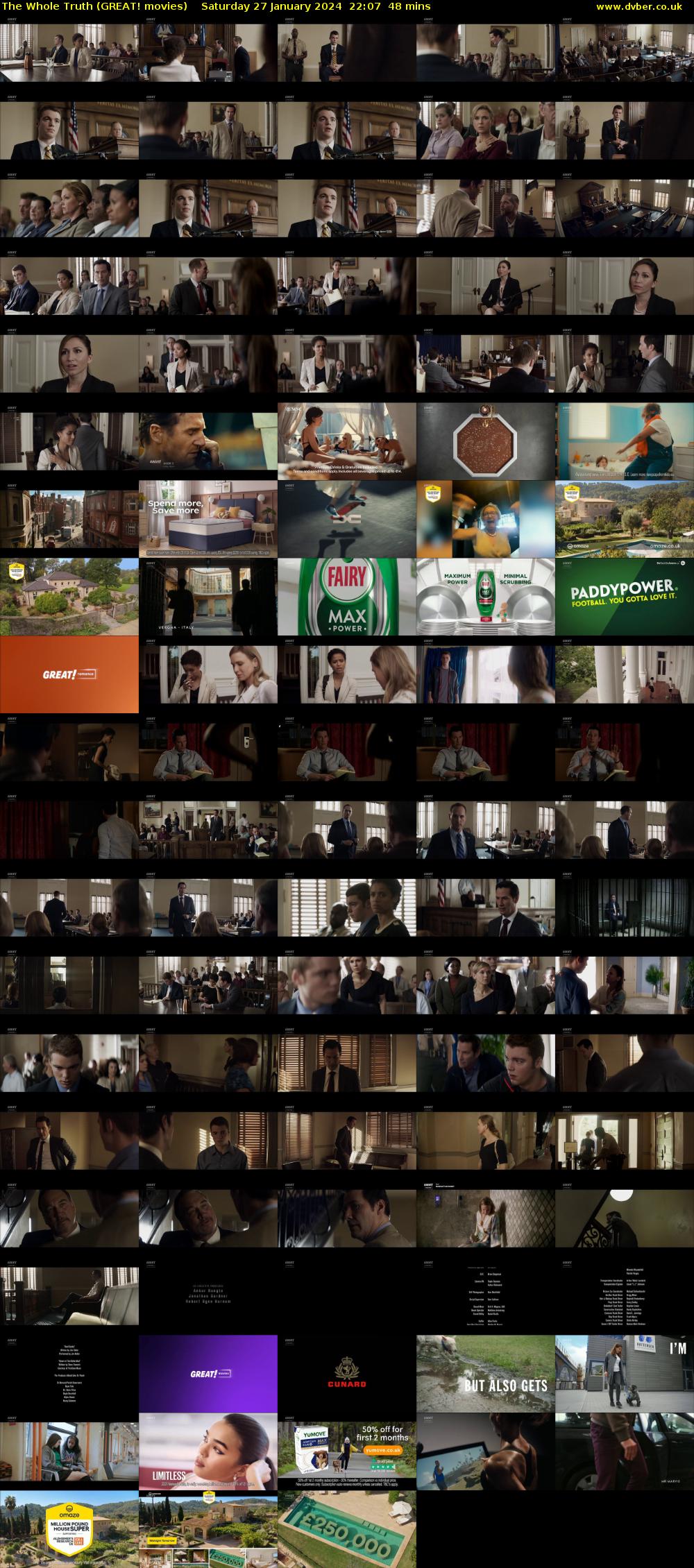 The Whole Truth (GREAT! movies) Saturday 27 January 2024 22:07 - 22:55