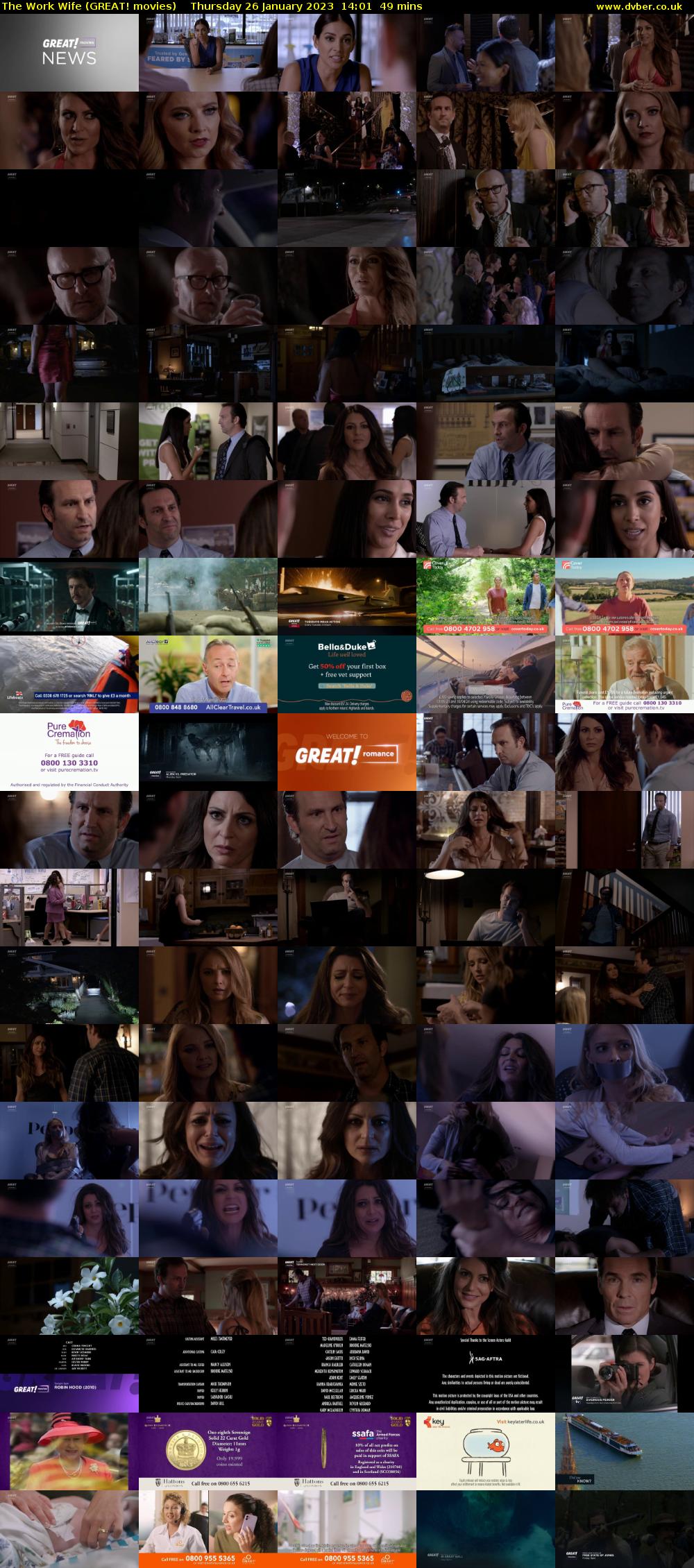 The Work Wife (GREAT! movies) Thursday 26 January 2023 14:01 - 14:50