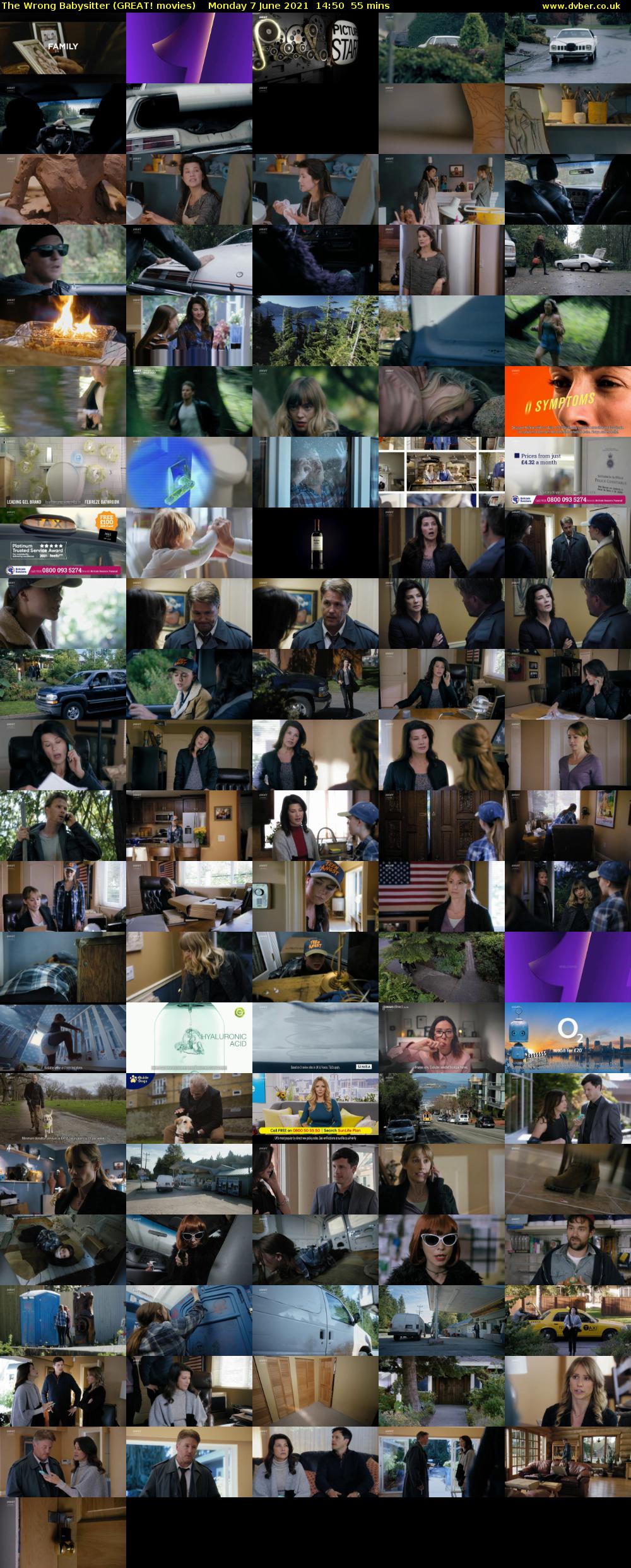 The Wrong Babysitter (GREAT! movies) Monday 7 June 2021 14:50 - 15:45