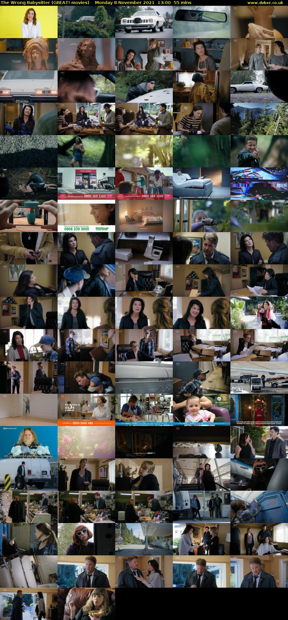 The Wrong Babysitter (GREAT! movies) Monday 8 November 2021 13:00 - 13:55