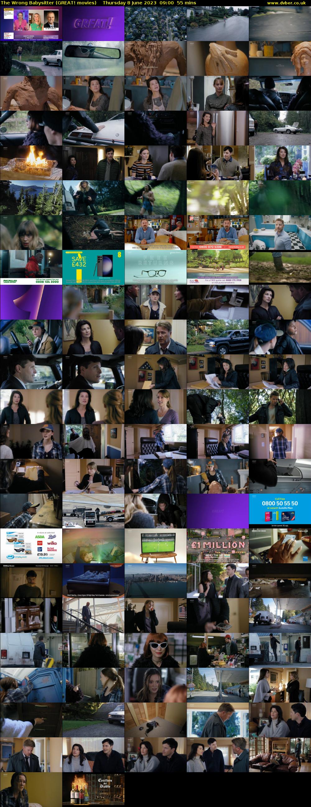 The Wrong Babysitter (GREAT! movies) Thursday 8 June 2023 09:00 - 09:55