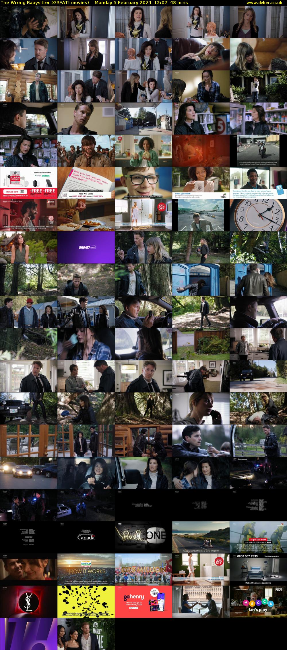 The Wrong Babysitter (GREAT! movies) Monday 5 February 2024 12:07 - 12:55