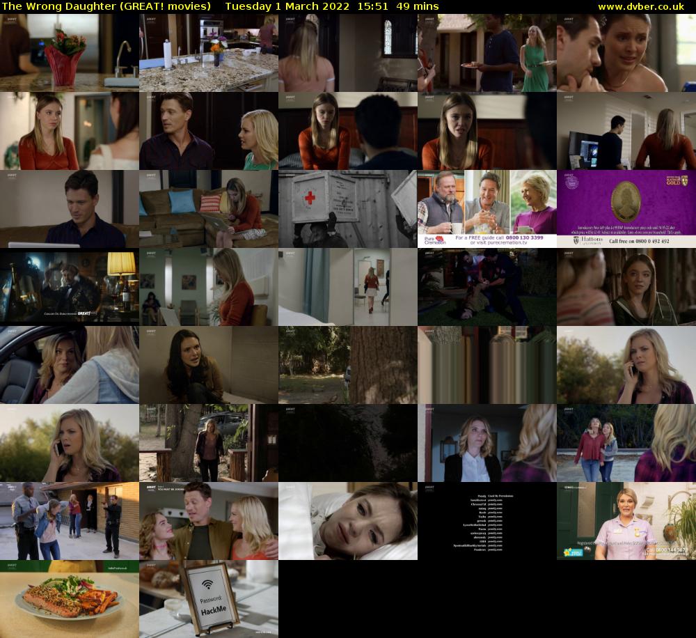 The Wrong Daughter (GREAT! movies) Tuesday 1 March 2022 15:51 - 16:40