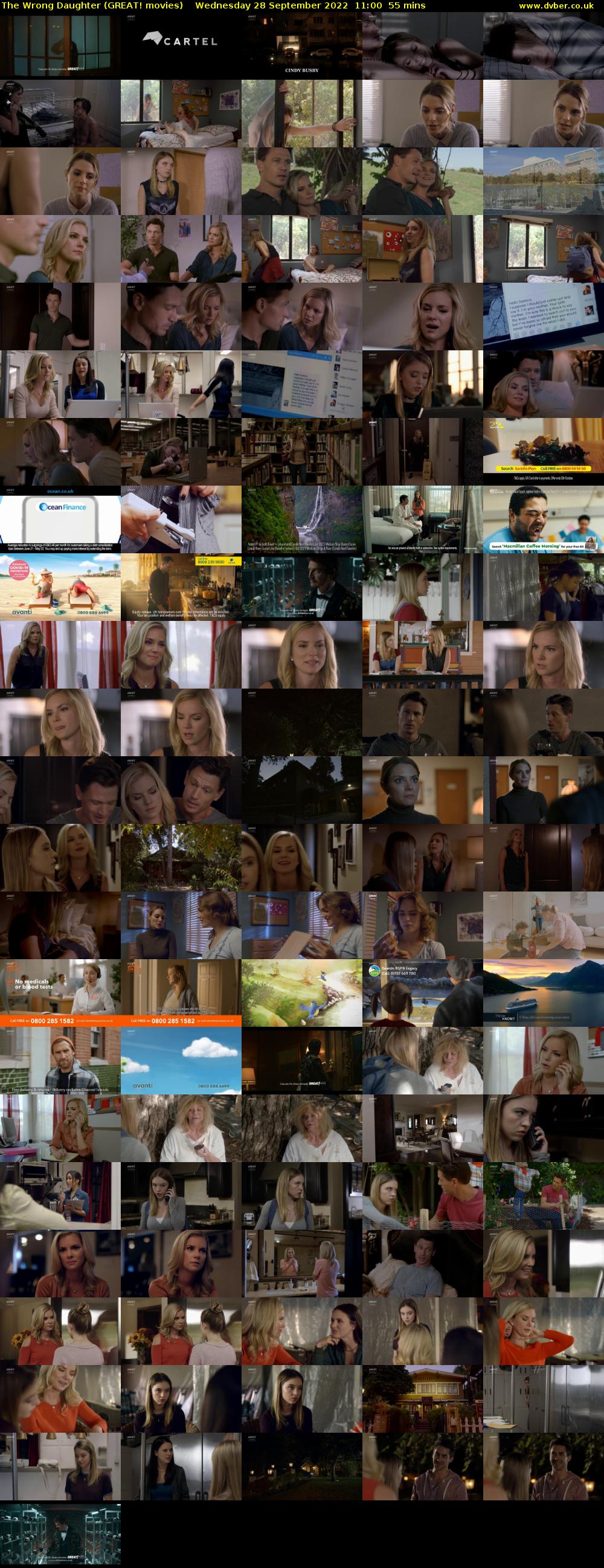 The Wrong Daughter (GREAT! movies) Wednesday 28 September 2022 11:00 - 11:55