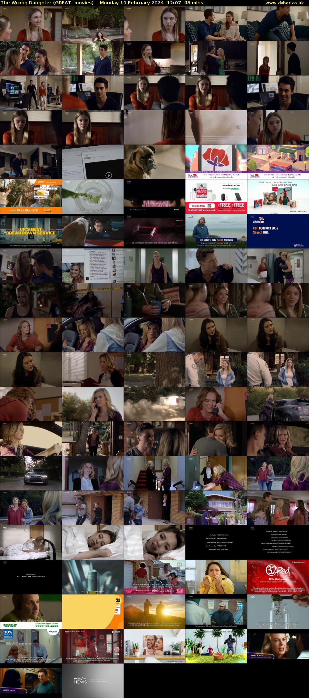 The Wrong Daughter (GREAT! movies) Monday 19 February 2024 12:07 - 12:55