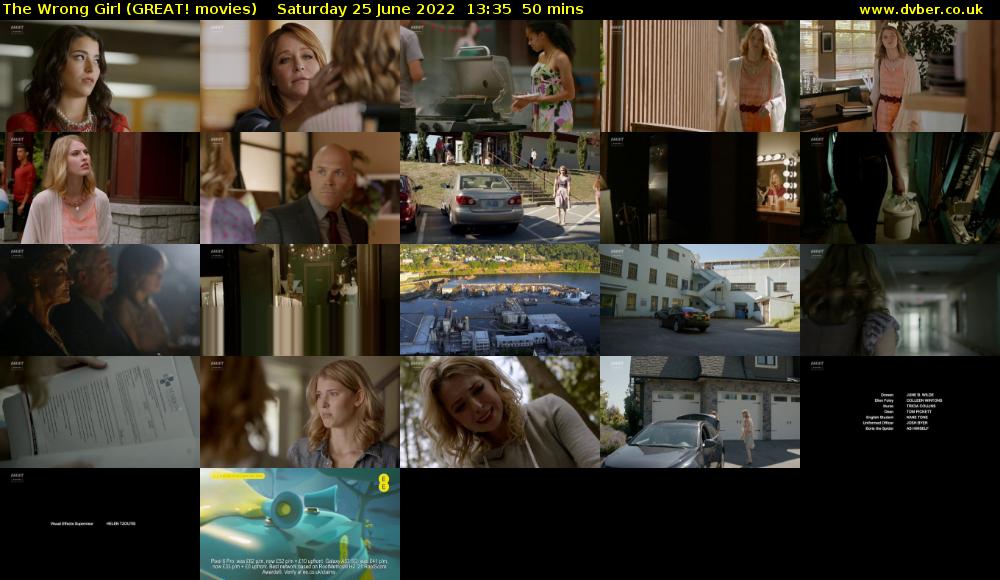 The Wrong Girl (GREAT! movies) Saturday 25 June 2022 13:35 - 14:25