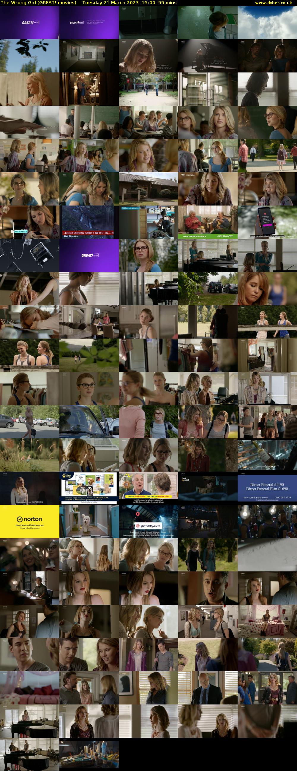 The Wrong Girl (GREAT! movies) Tuesday 21 March 2023 15:00 - 15:55